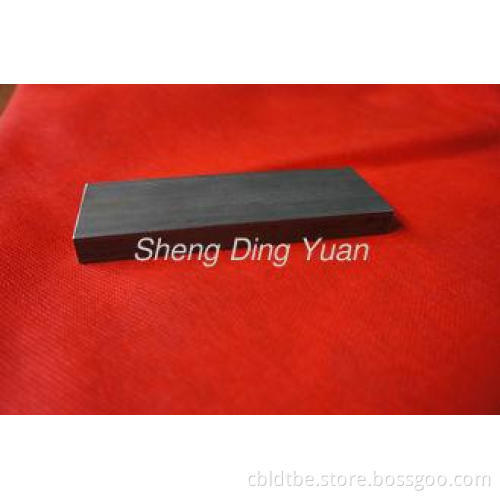 Black Precision Cold Drawn Rectangular Steel Tube For Texti